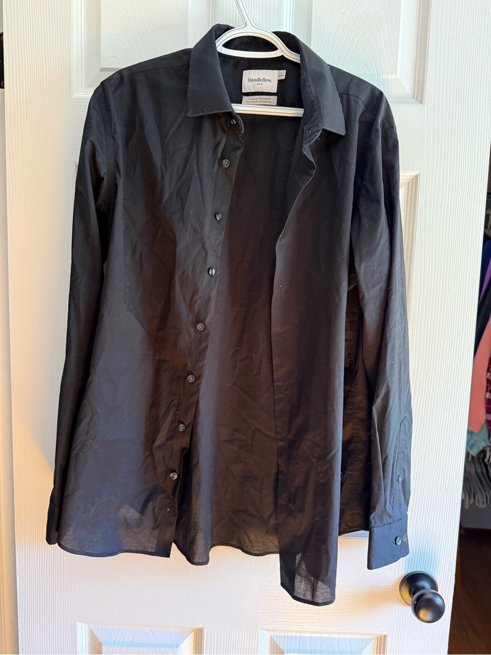 Goodfellow & Co Men's Black Button-Up Shirt